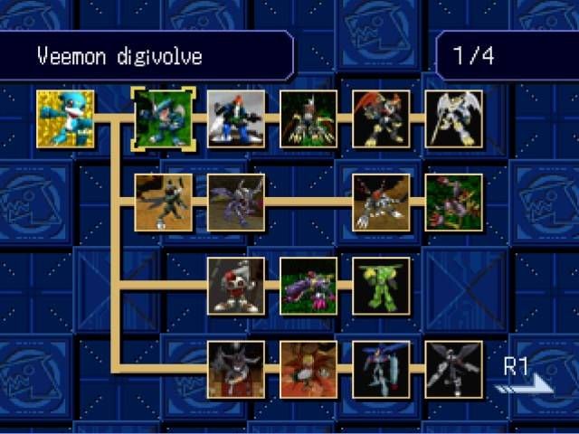 Digimon Evolution Chart Digimon World