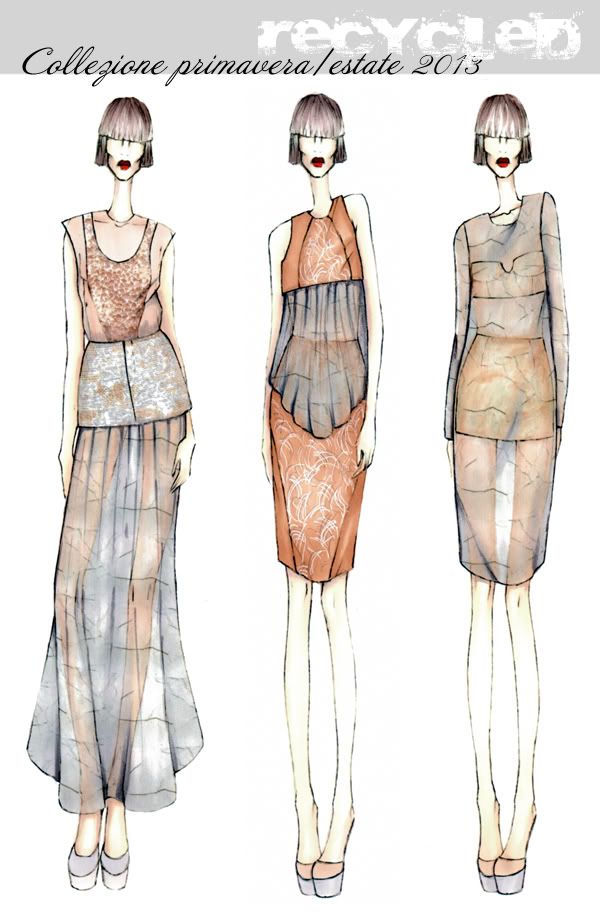 RECYCLED Collection lontan illustration s/s 2013
