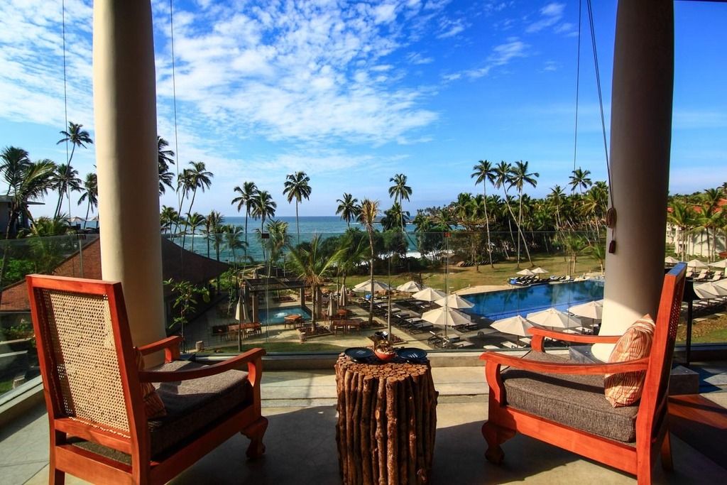 Airy lounge overlooking the Indian Ocean Anantara Peace Haven Tangalle Resort
