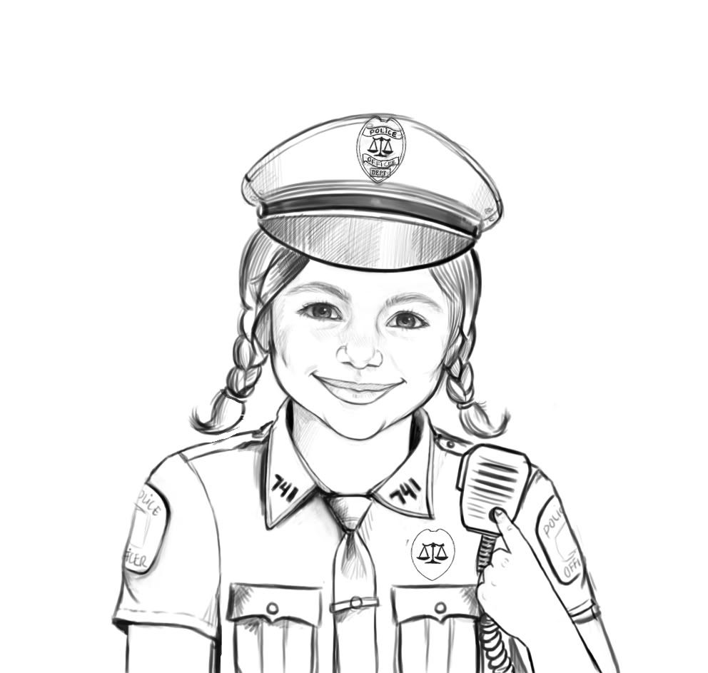 Police Officer Paloma Sketch #1 Photo by PillowKinz ...