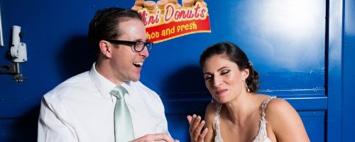 Fremont Foundry, Donut Wedding, Whiskey wedding, Foundry Wedding