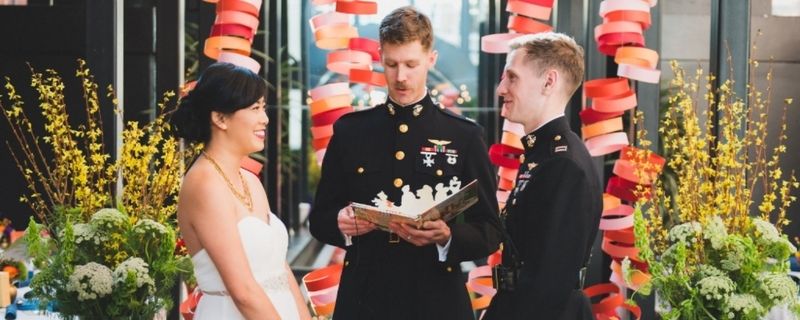 Colorful, nerdy, modern, Wedding Design, planning, and floral