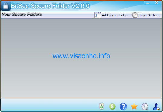 Bảo mật folder với BitSec Secure Folder