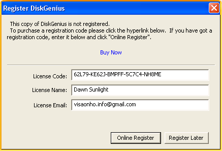 Download DiskGenius 3 với key bản quyền miễn phí