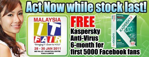 Kaspersky Anti-Virus 2011: Key bản quyền miễn phí 6 tháng