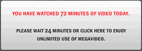 Loại bỏ giới hạn 72 phút khi xem phim trên MegaVideo