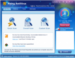 Bản quyền Rising Antivirus 2011 miễn phí 6 tháng