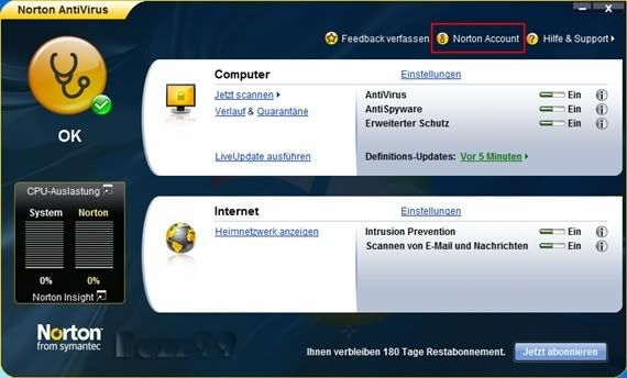 Download Norton Antivirus 2011 với key bản quyền miễn phí 6 tháng