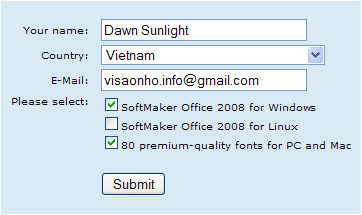 Download SoftMaker Office 2008 có bản quyền và làm từ thiện