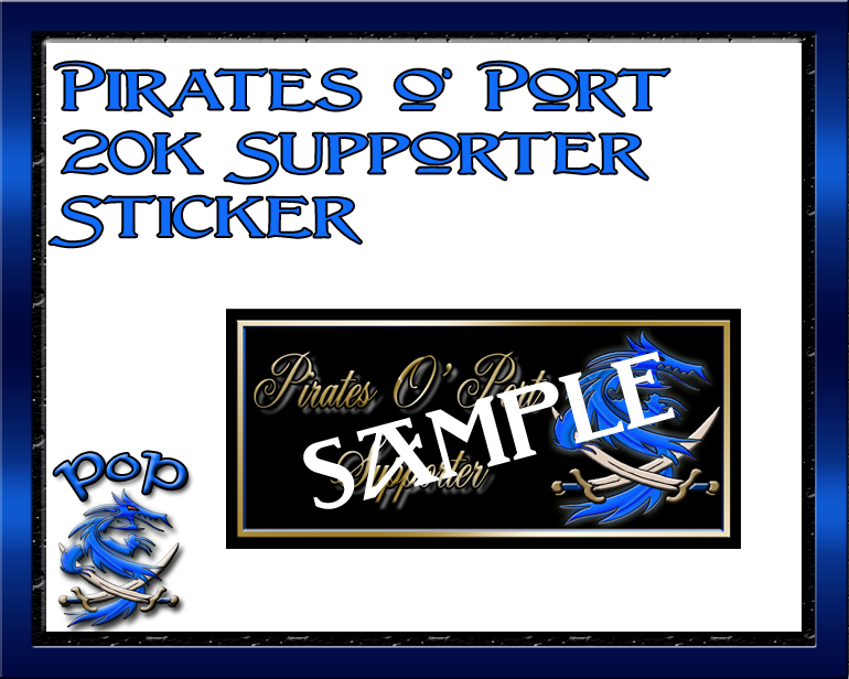 20k Supporter Sticker