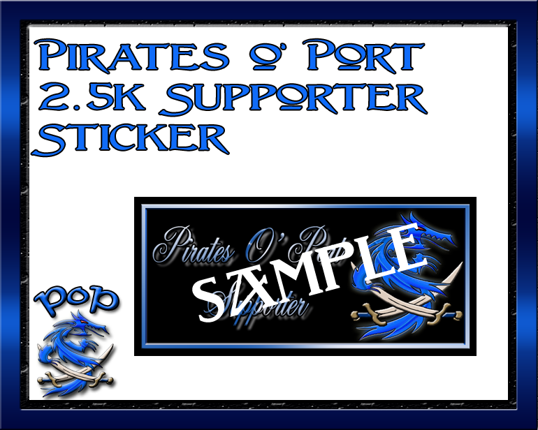 2.5k Supporter Sticker