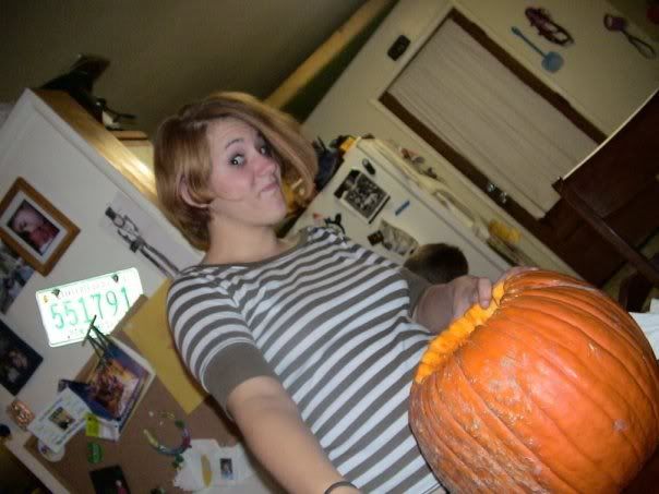 Jolee's 1st Pumpkin