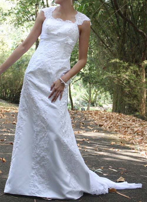 simple model wedding dresses