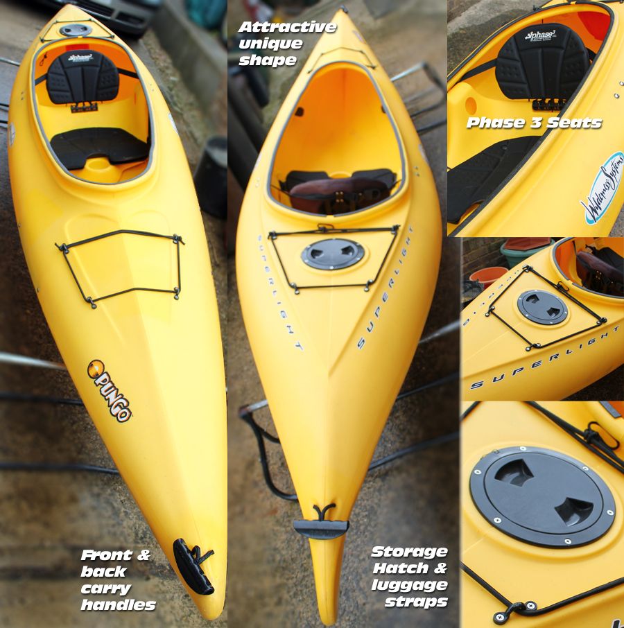 Wilderness Systems Pungo 120 Superlight Kayak + Paddle Canoe eBay