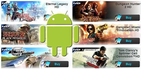 gameloft hd games android