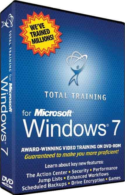 Total Training for Windows 7 Interactive Video Tutorial with Exercise Files
