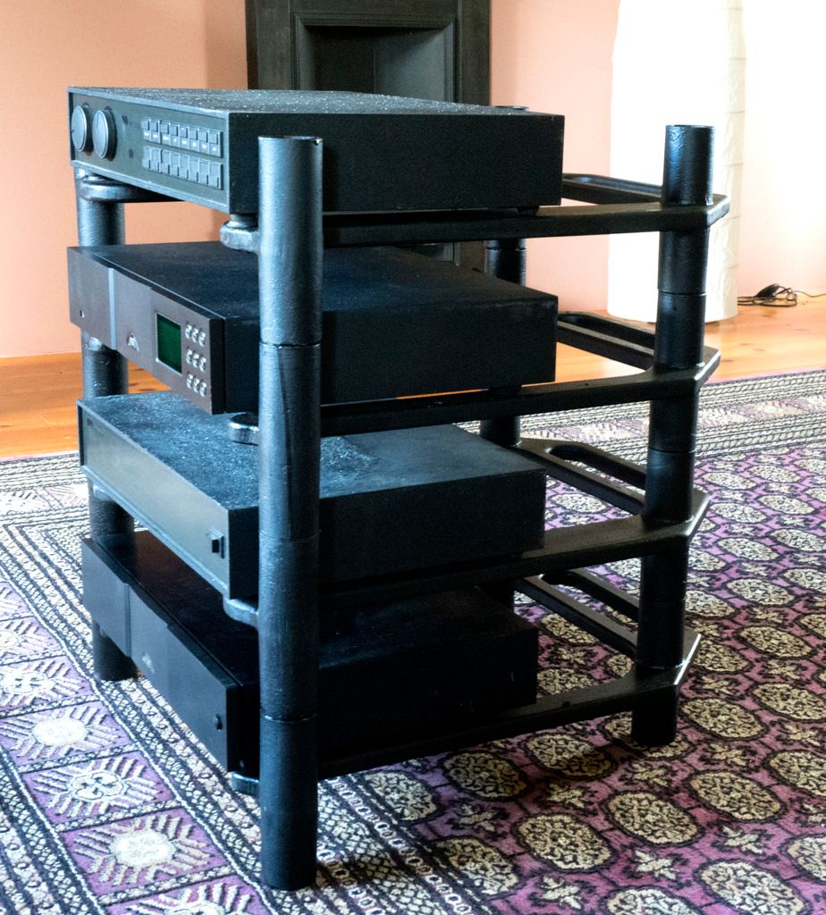 Stands side view