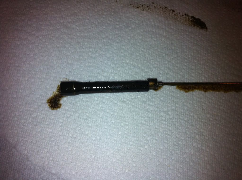 Silverado 5.3L Oil dipstick tube broke off in my oil pan!