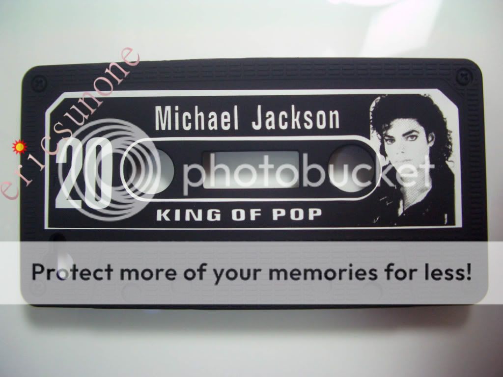 Michael Jackson Cassette Tape Silicon Case for iPhone 4 4G