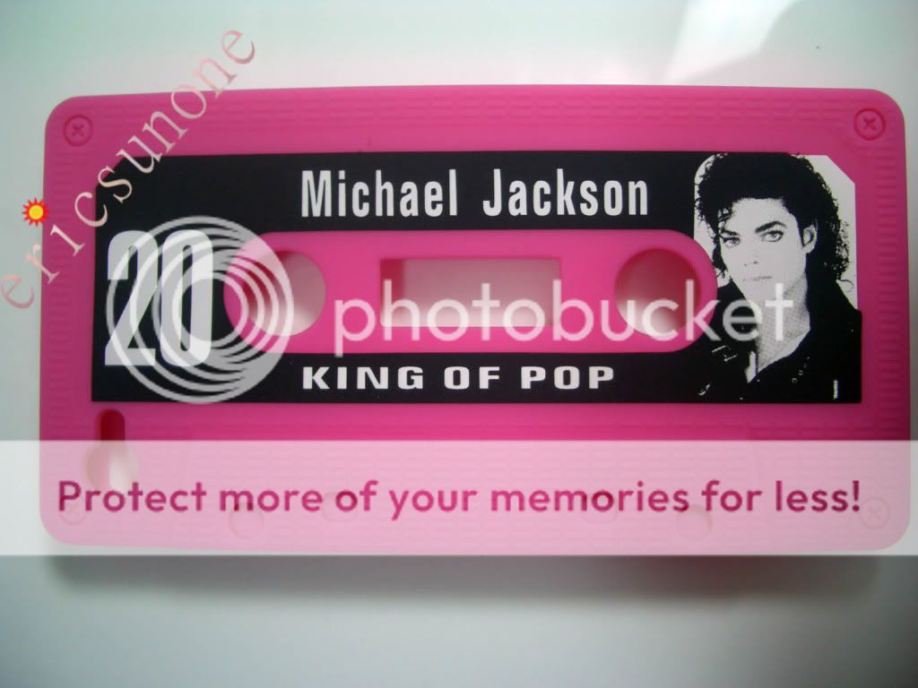 Michael Jackson Cassette Tape Silicon Case for iPhone 4 4G