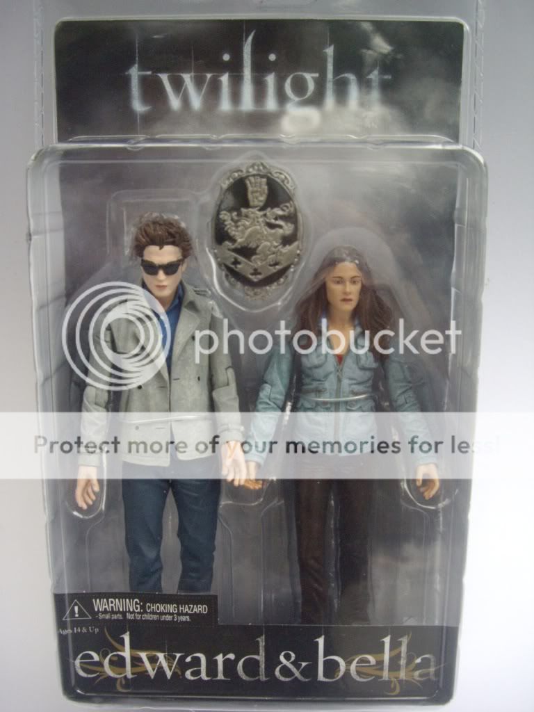   EDWARD & BELLA + CREST Poseable Action figures NECA MIB  