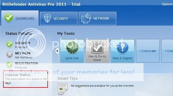 BitDefender Antivirus Pro 2011 miễn phí 3 tháng