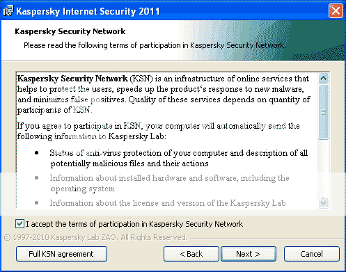 Sử dụng key code của Kaspersky Security Suite CBE 11 cho Kaspersky Internet Security 2011