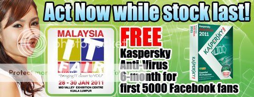 Kaspersky Anti-Virus 2011: Key bản quyền miễn phí 6 tháng