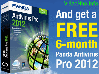 Panda Antivirus Pro 2012 miễn phí 6 tháng