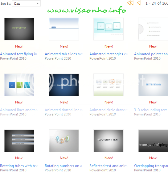 Download template miễn phí cho PowerPoint 2007, 2010