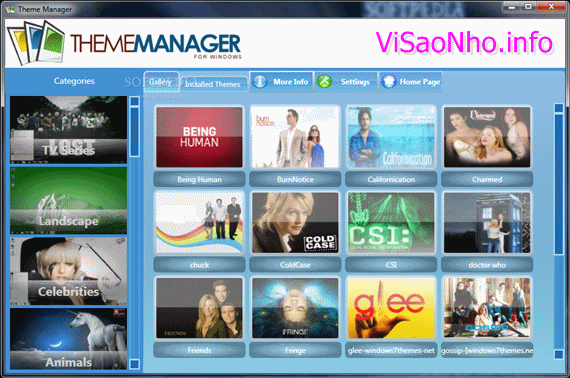 Theme Manager cho Windows 7