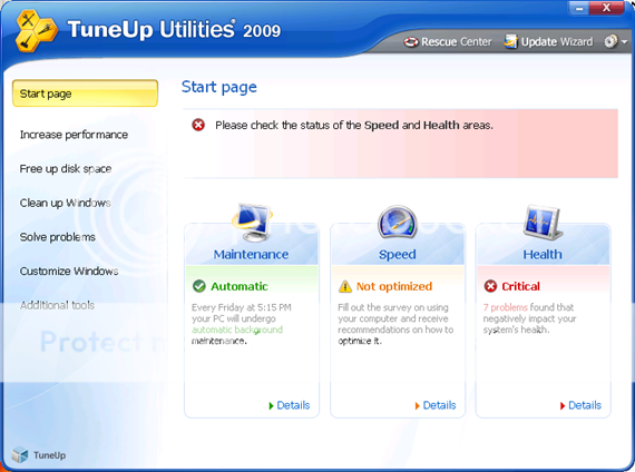TuneUp Utilities 2009 với key bản quyền miễn phí