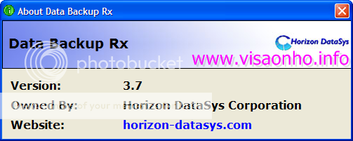 Data Backup Rx 3.7 miễn phí