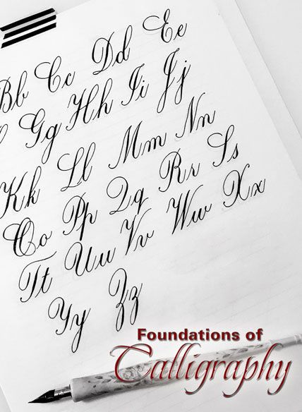 All You Like | Lynda.com Foundations of Calligraphy Video Tutorial with ...