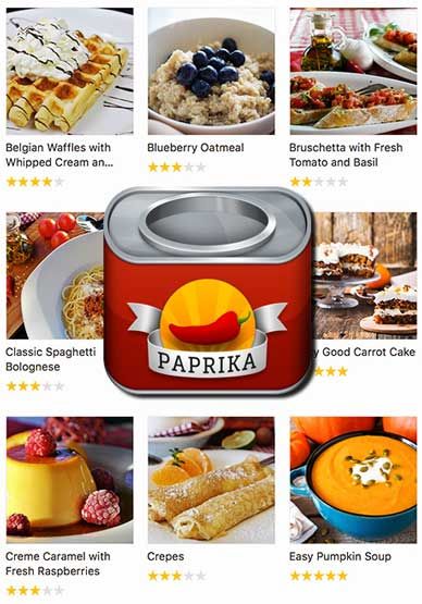 paprika recipe manager recipes