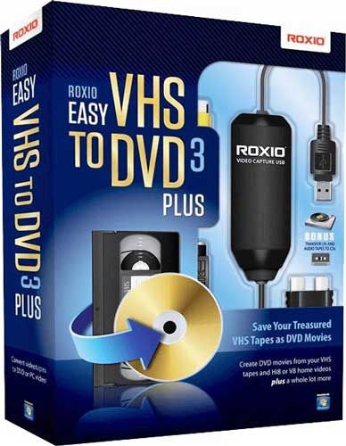 Roxio Easy VHS to DVD Plus 4.0.4 SP9 free instals