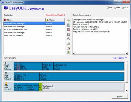 EasyUEFI Enterprise 5.0.1 free downloads