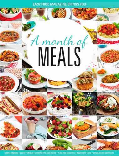 Easy Food A Month Of Meals
