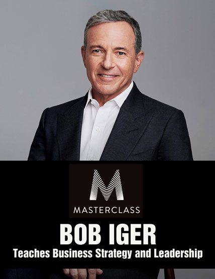 masterclass bob iger teaches business strategy and leadership