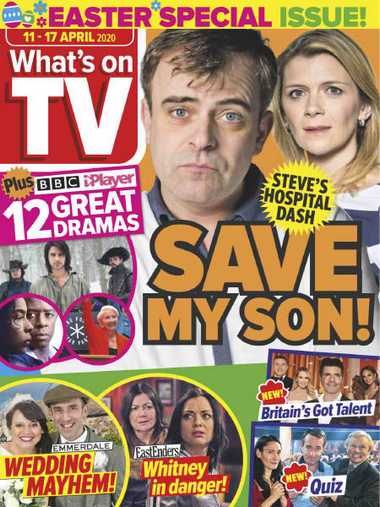 Whats on TV – 11 April 2020