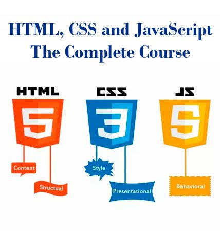 html css and javascript the complete course