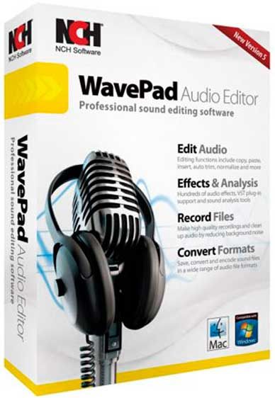NCH WavePad Audio Editor 17.80 instal the new for windows