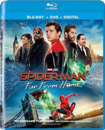 spider-man far from home blu-ray