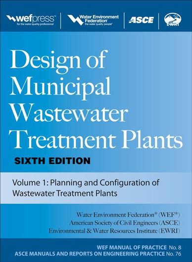 design of municipal wastewater treatment plants mop 8