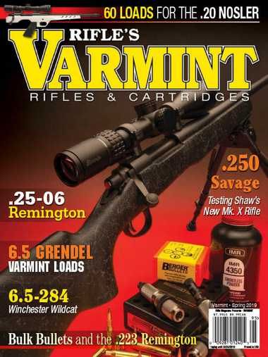 Rifles Varmint Rifles & Cartridges