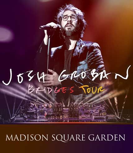 josh groban bridges in concert from madison square garden