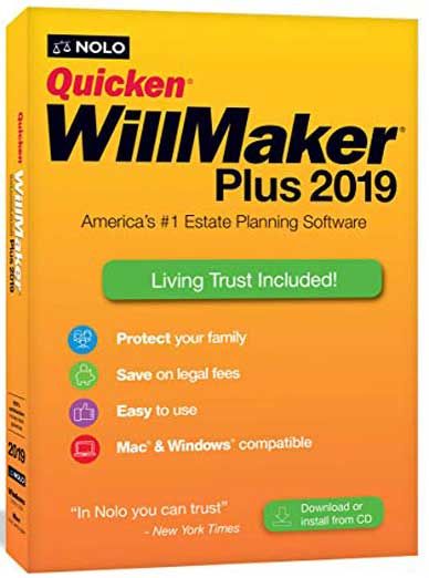 update quicken willmaker plus 2019