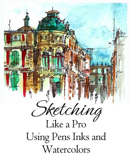 udemy sketching like a pro using pens inks and watercolors