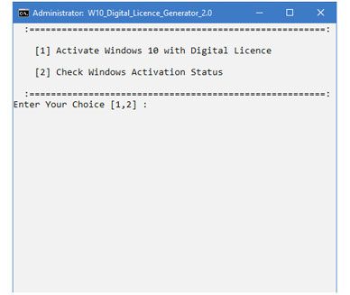 windows 10 digital license generator