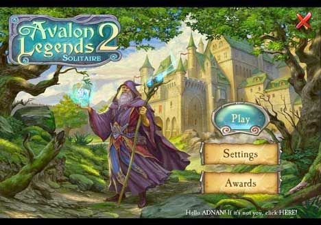 avalon legend solitaire